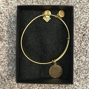 Alex and Ani “Positive” Gold Bracelet